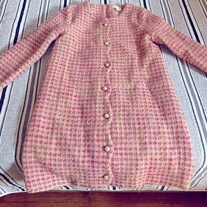 Tweed and Pearl Long Sleeve Dress 👗